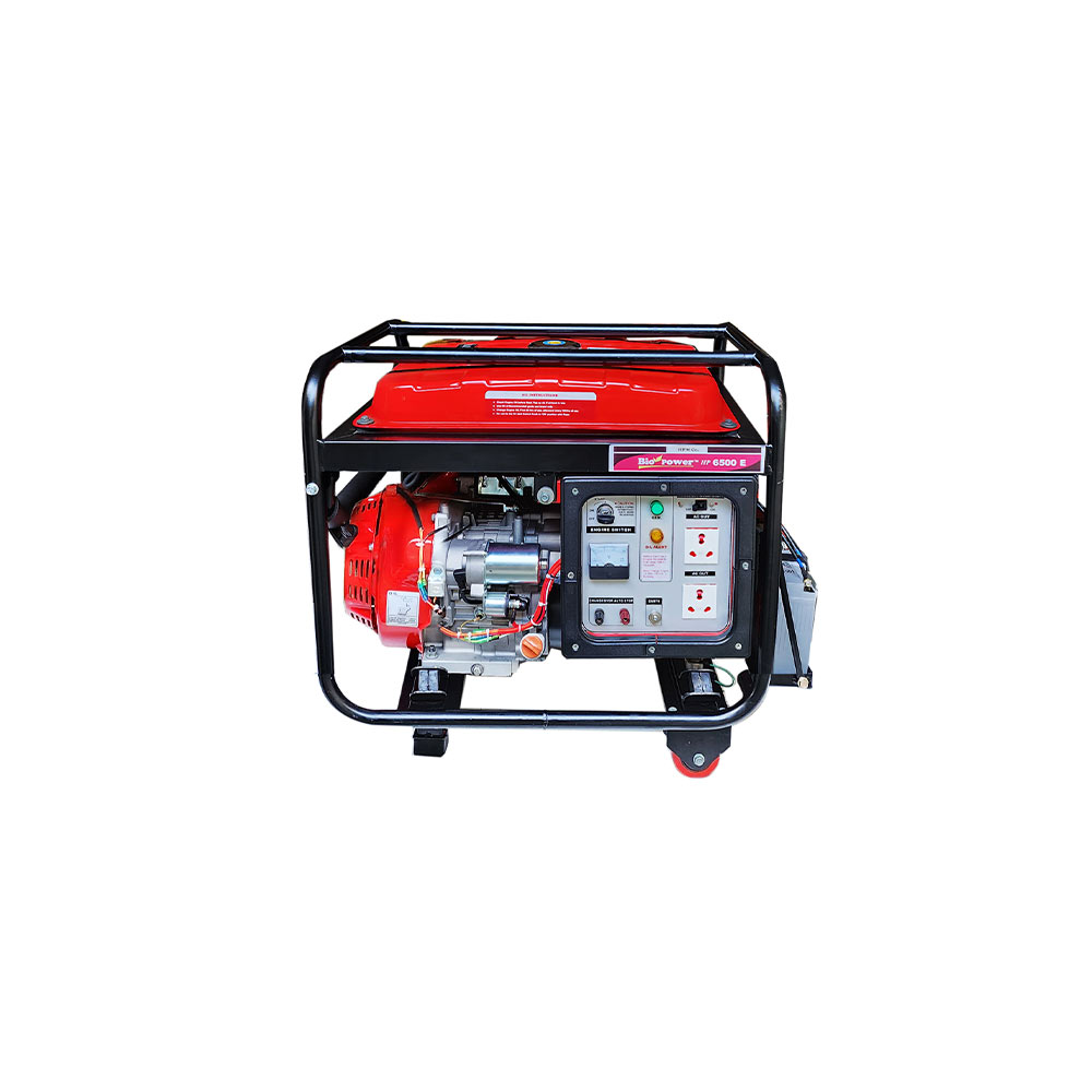 5.5 KVA PortableGenerator, Petrol Run, Model HP-6500E, Recoil & Self Start